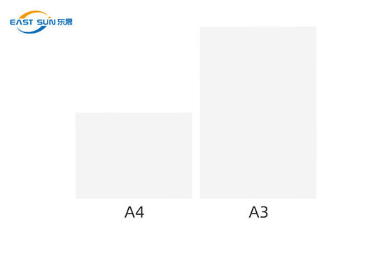 Bom preço 75 filme tomado partido Rolls do ANIMAL DE ESTIMAÇÃO do resíduo metálico do filme de impressão do mícron DTF único on-line