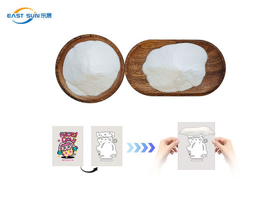 TPU Branco Premium DTF Adesivo em Pó Elasticidade Superior 80-170μm Tamanho de Grão para Impressão de Transferências DTF